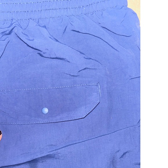 Patagonia Baggies Shorts XXL Mens‎ Blue Swim Trunks Elastic Drawstring - Picture 2 of 5